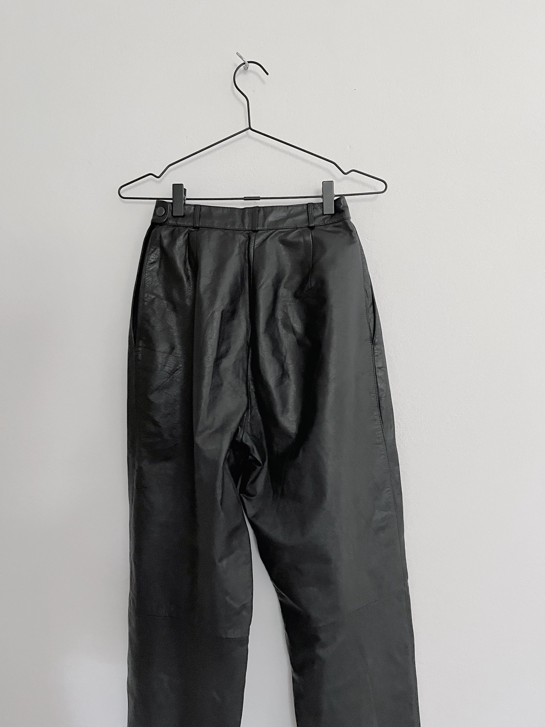 Vintage læder bukser