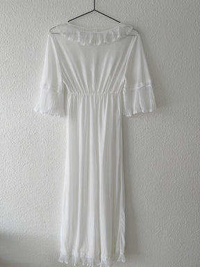 Hvid vintage kjole/natkjole