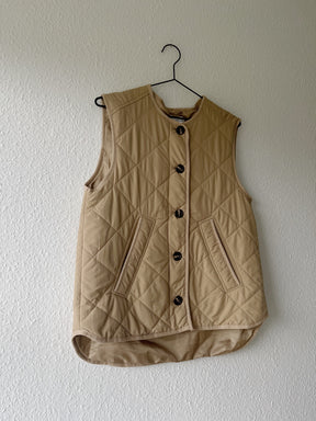 Global funk quilted vest