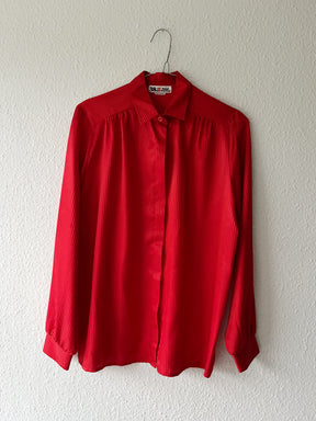 Smuk rød vintage skjorte