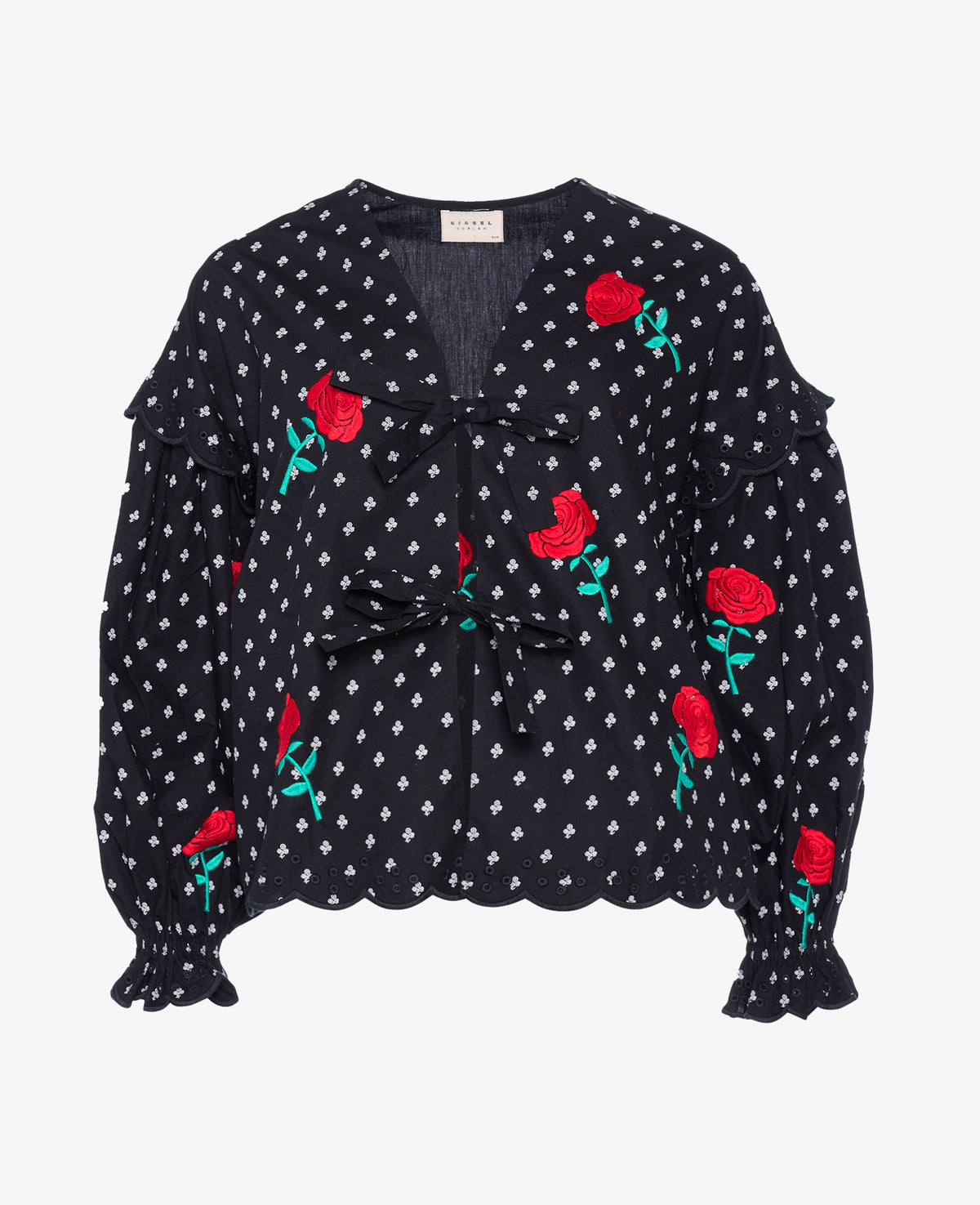Martha Organic top med roser