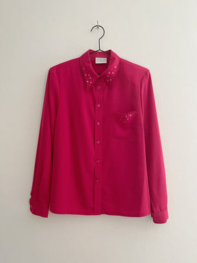 Pink vintage skjorte