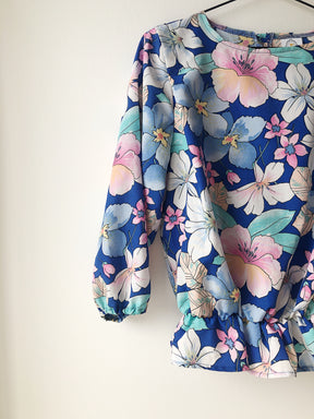 Peplum vintage bluse