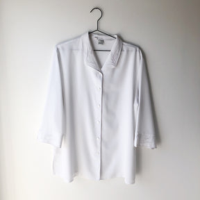 Hvid retro skjorte