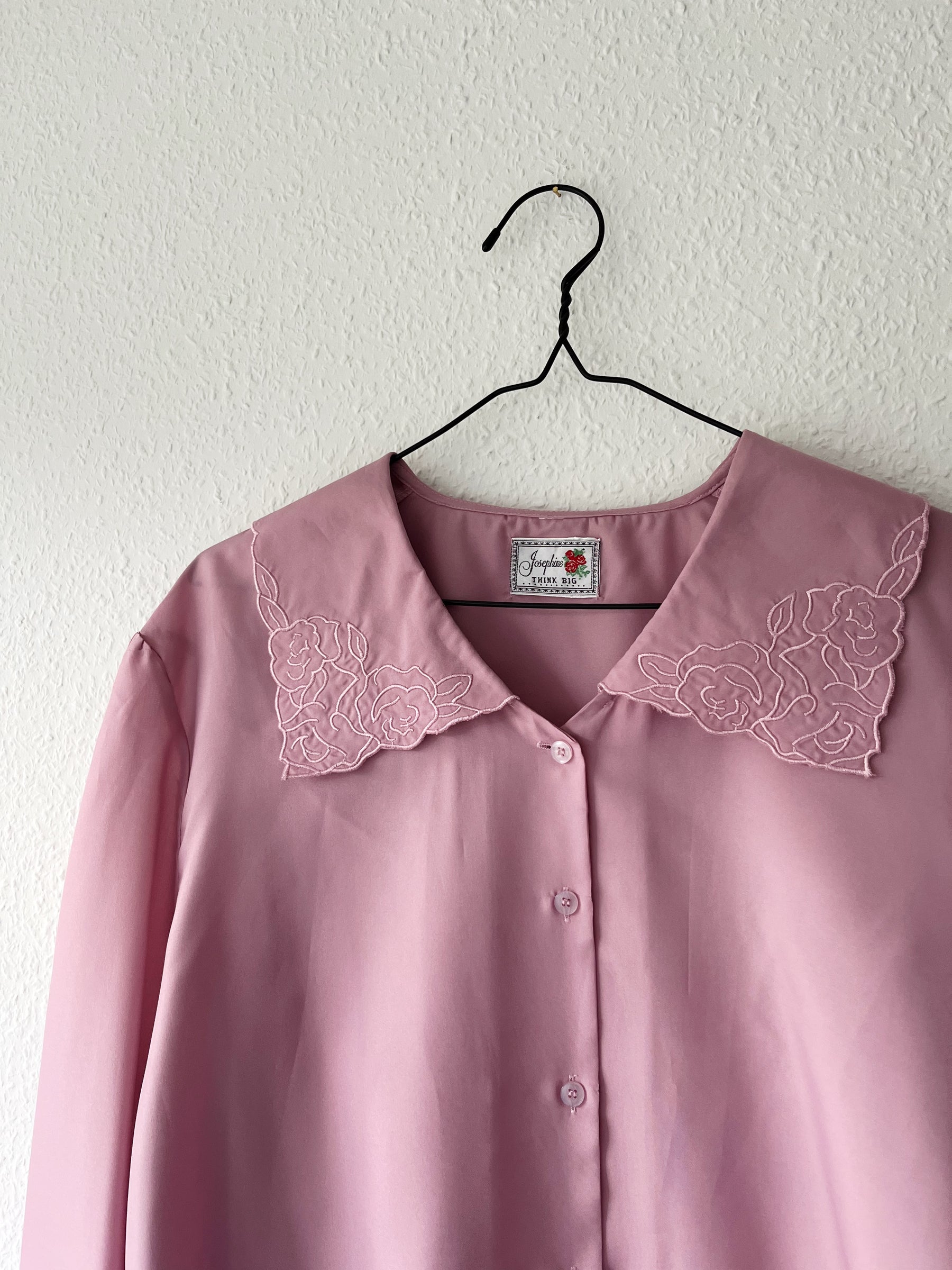 Pastel lilla vintage skjorte