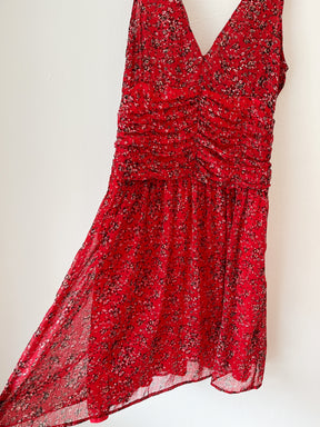Rød Neo Noir kjole