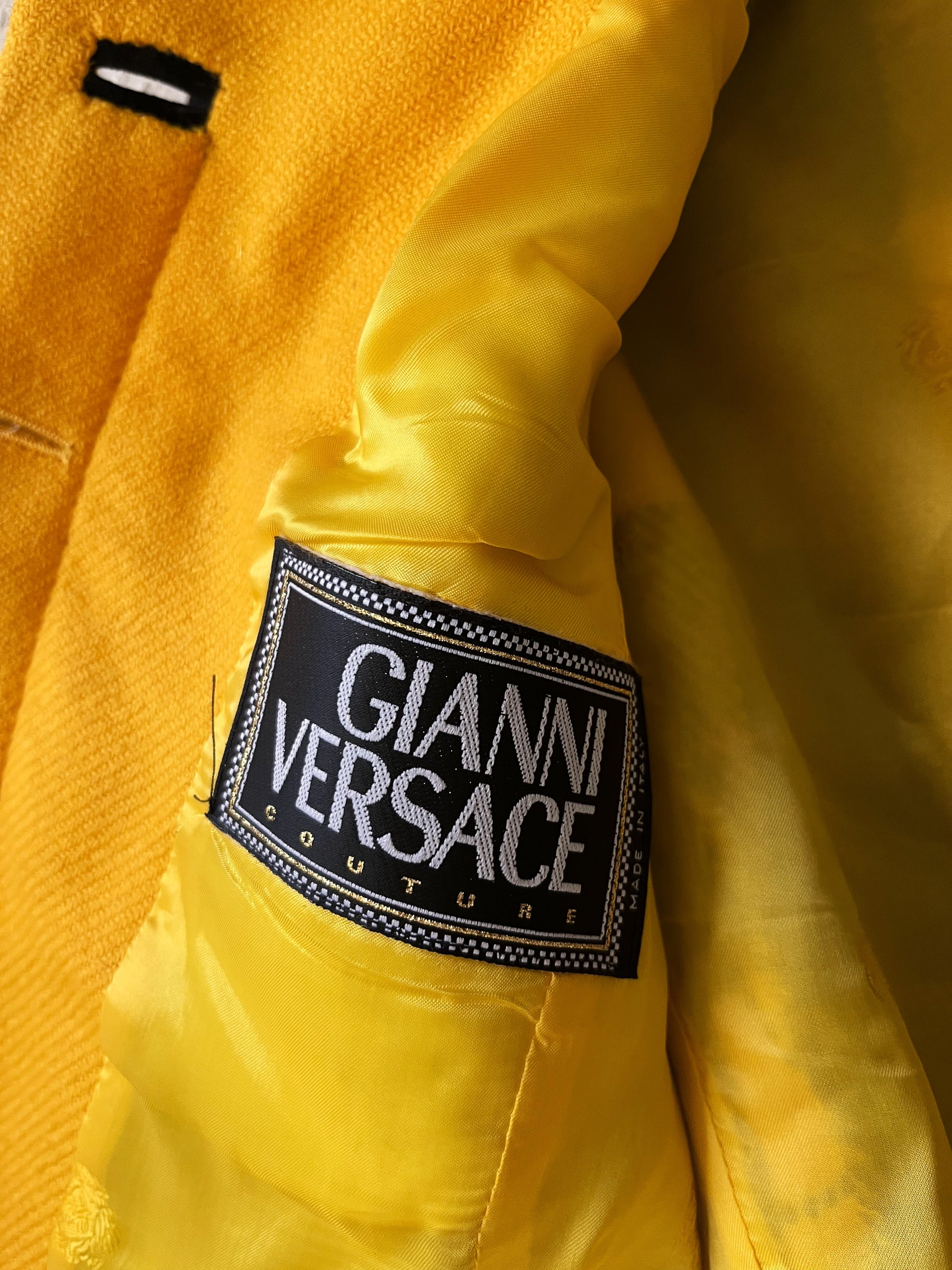 Vintage 80’s Versace uld jakke