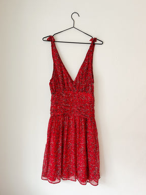 Rød Neo Noir kjole