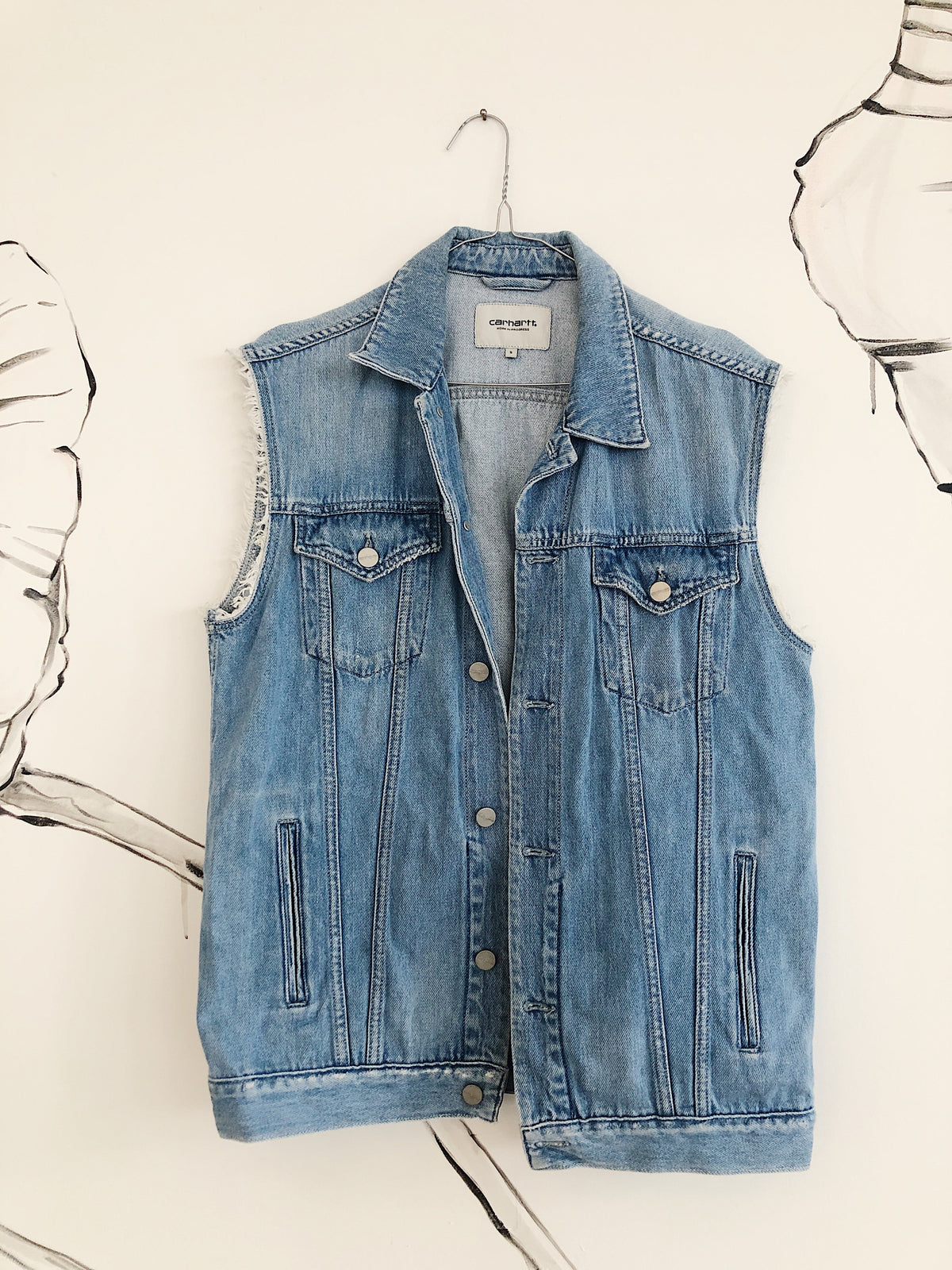 Carhartt denim vest