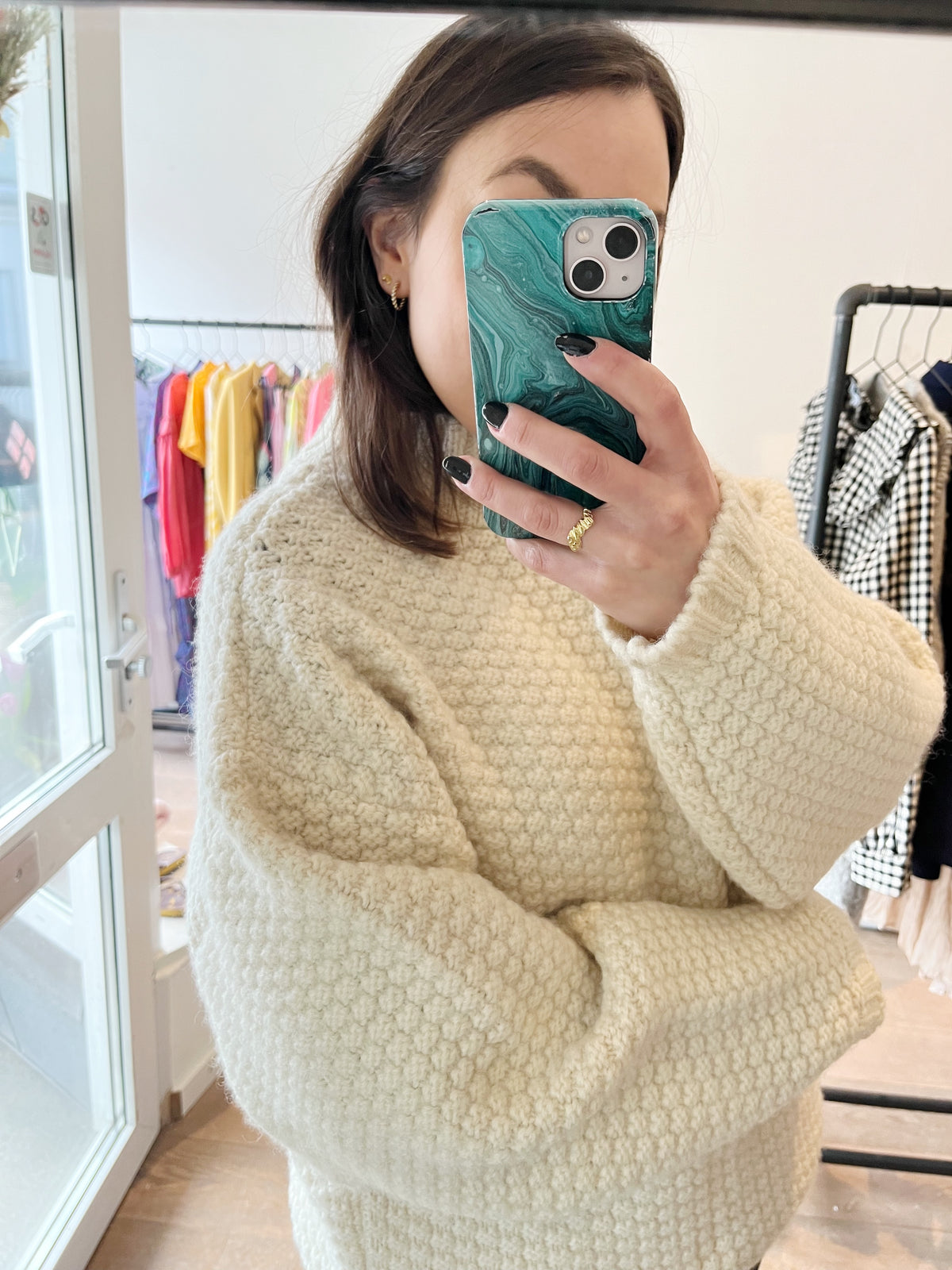 Chunky uld sweater