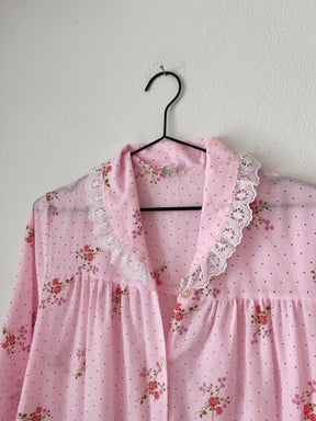 Pink vintage natkjole