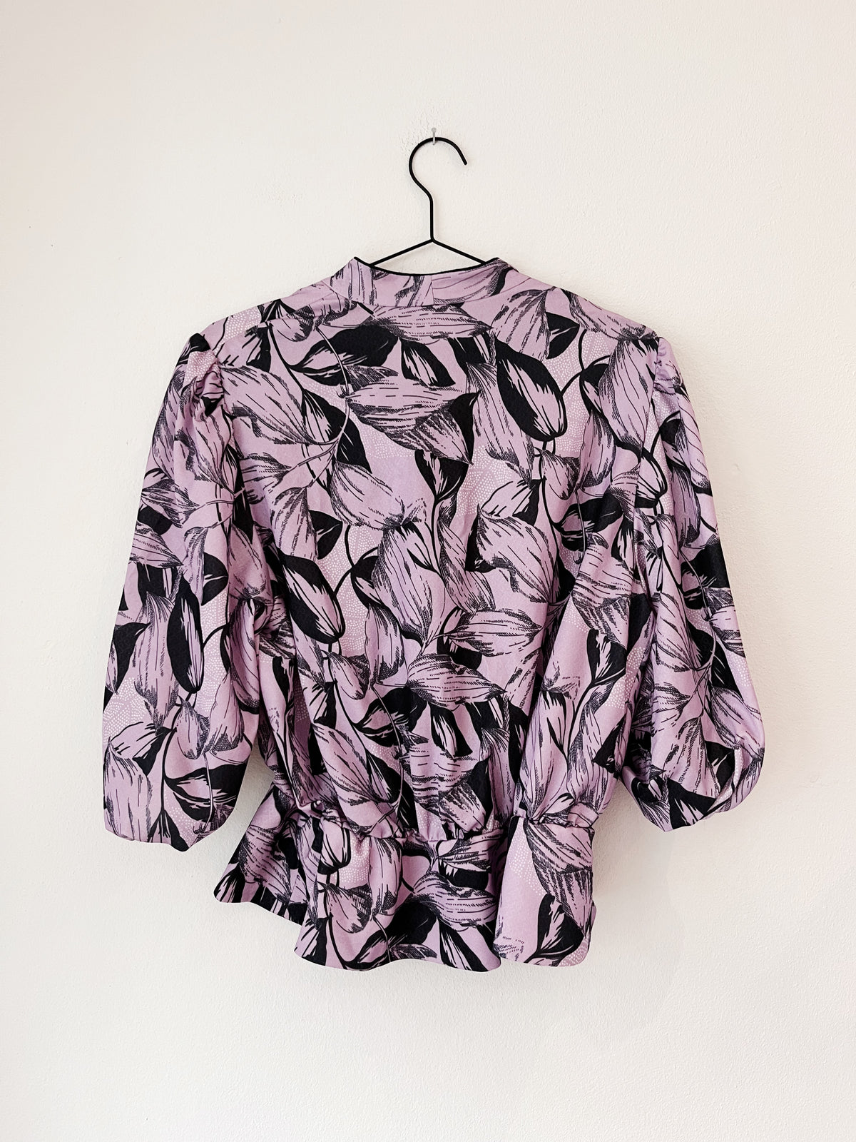 Vintage peplum bluse
