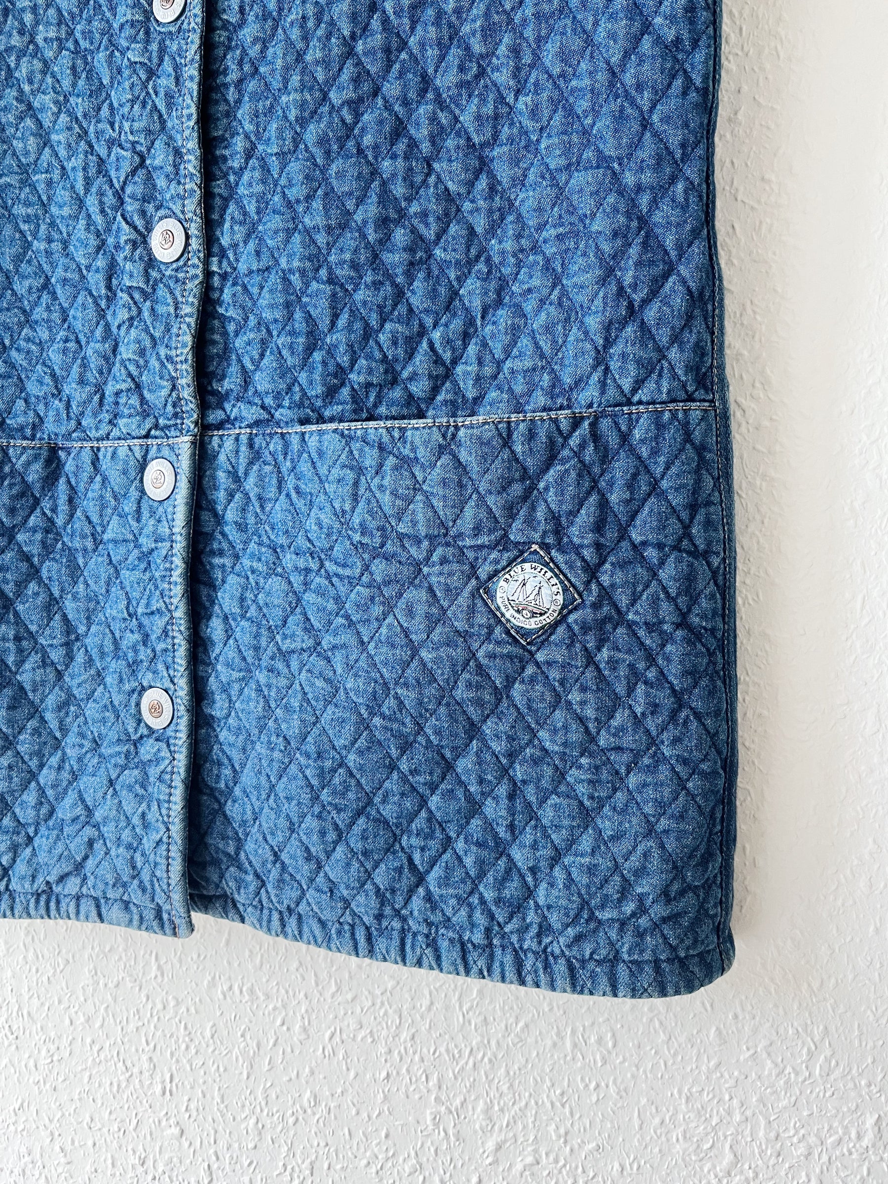 Blue Willi's vintage vest