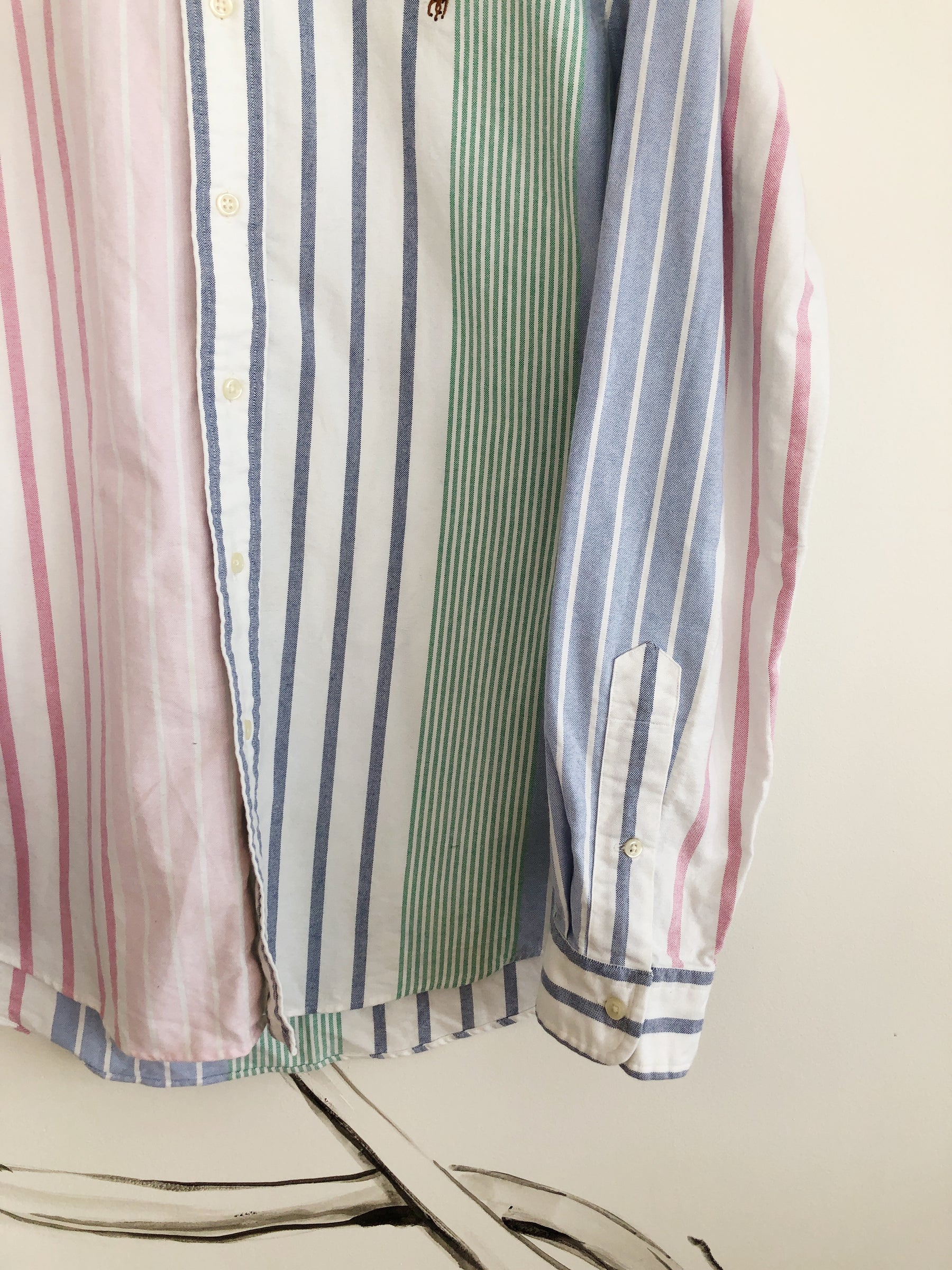 Pastel vintage Ralph Lauren skjorte