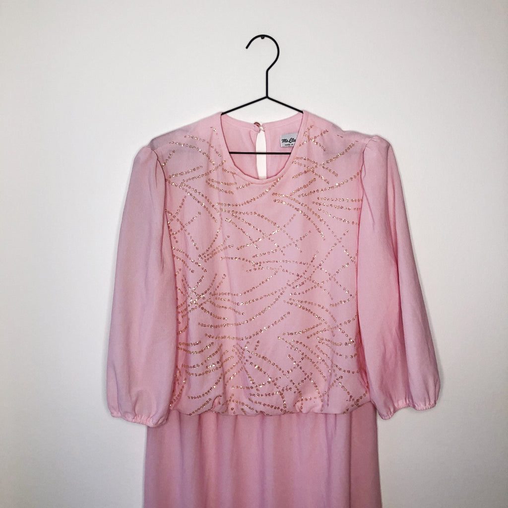 Mose Blank Privilegium Rosa vintage kjole / Shop smukke vintage kjoler online